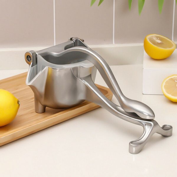 Fruit Press Lemon Juice Squeezer (small Manual Juicer) Heavy Duty Aluminum Metal (250 Gram)