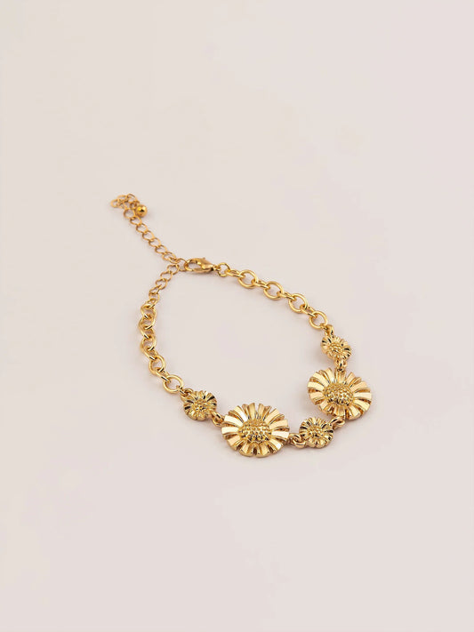 Floral Charm Bracelet